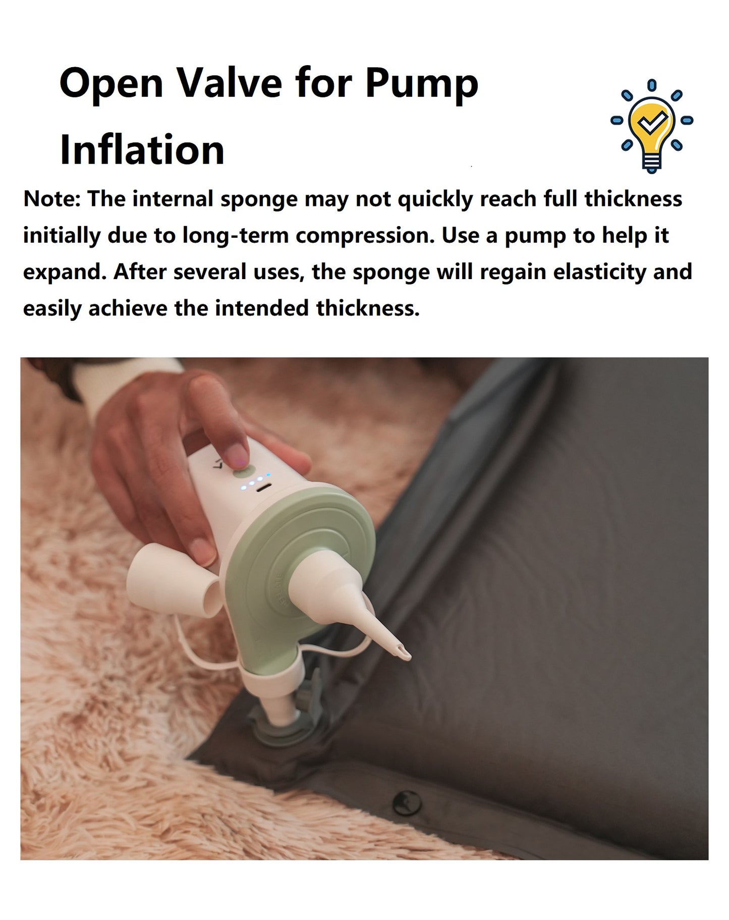 Self-Inflating Mattress – Single Size | Outdoor & Home Use