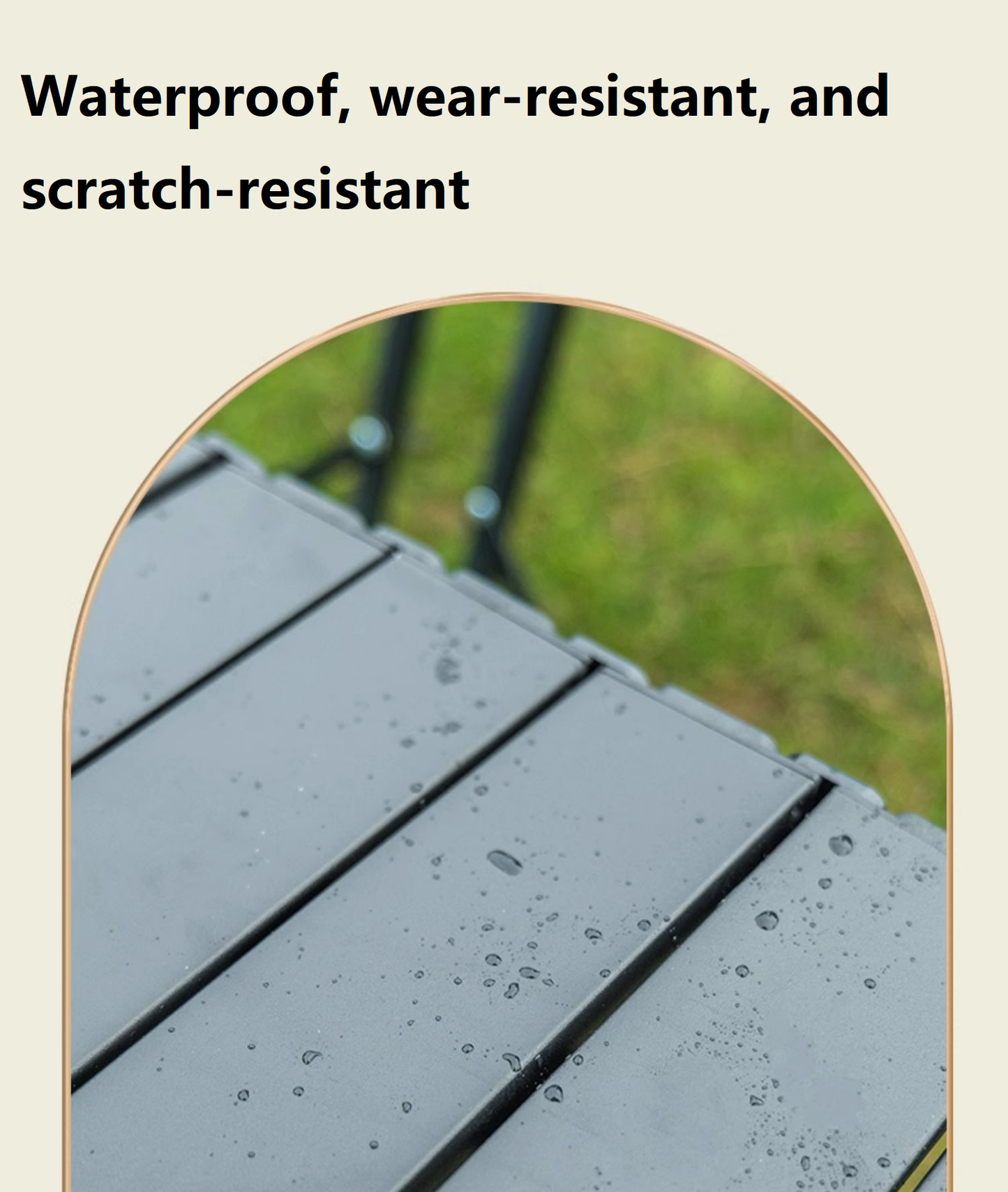 Portable Outdoor Folding Table – Egg Roll Style, 120cm