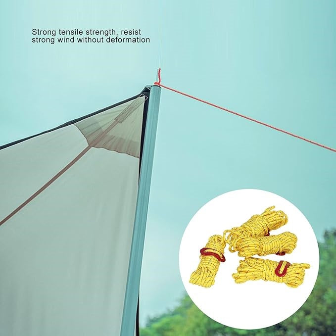 Tent Rope Roller – 4m Reflective Camping Rope