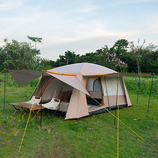 Family Tent –Double layers Waterproof-3 Size Two Colours Aavailable