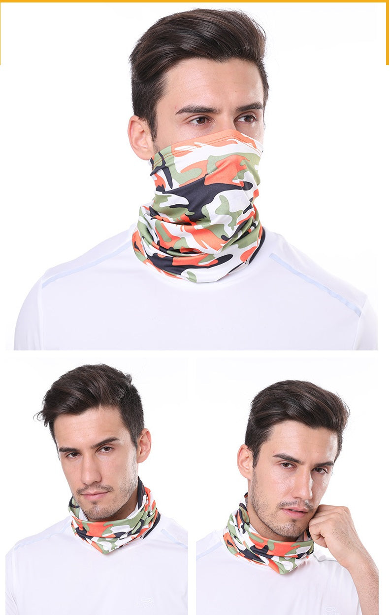 Ice Silk Cooling Face Cover Bandana & Neck Gaiter – HX5401
