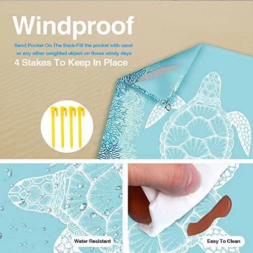 Sandproof Beach Mat – 200 × 200 cm