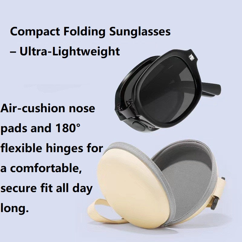 Ecotrek Polarised Folding Rectangular Sunglasses – UV380 Lightweight LX16-21