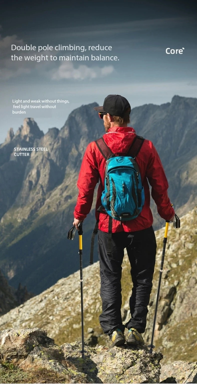 Hiking Poles Foldable 110–135 cm – 7075 Aluminium Trekking Poles