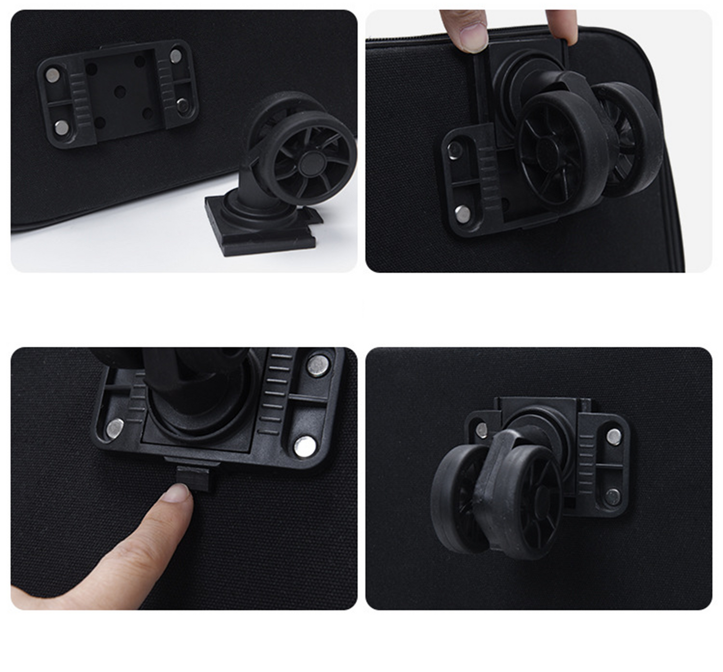 158L Expandable Luggage Bag – Foldable Rolling Travel Bag