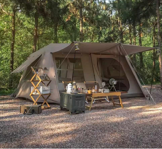 Family Tent – Automatic Outdoor Camping Tent, Two-Room Shelter