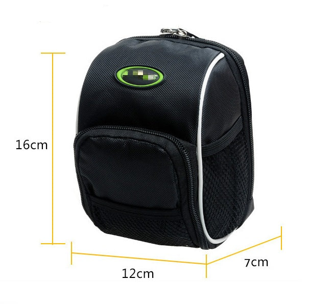 Bike Seat Saddle Bag with Rain Cover – Multifunctional 6-Pocket Cycling Bag JS11704