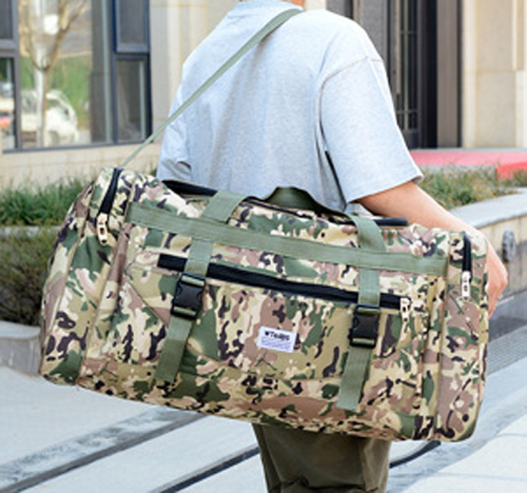 Large 79L Duffel Tote Travel Bag - Camouflage Weekend Luggage KX59401