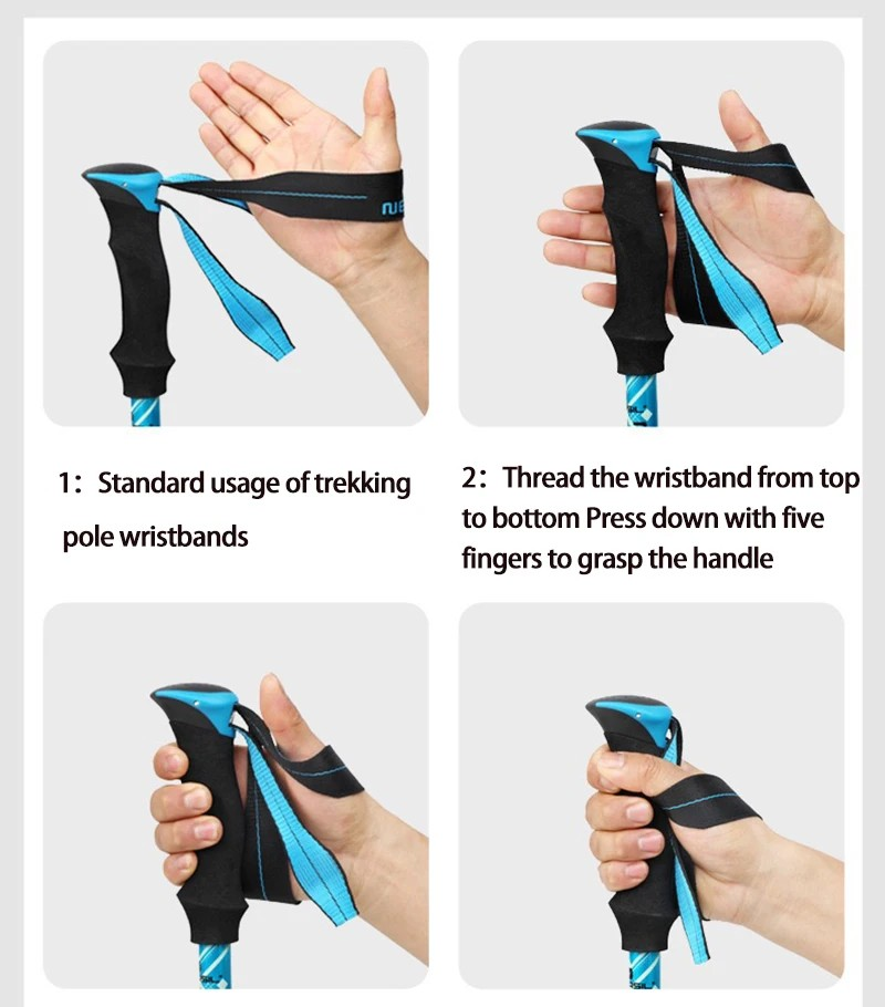 7075 Aluminium Trekking Poles with Quick Lock System