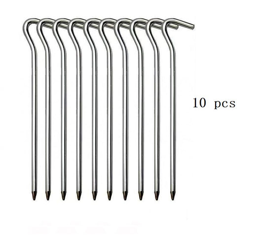 Camping Pegs – 10pcs Aluminium Alloy Tent Stakes