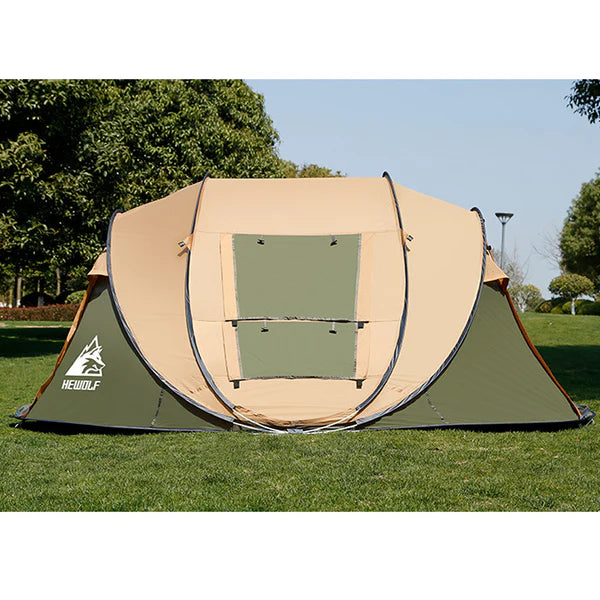 Boat-Shaped Pop-Up Camping Tent Large 280(L) x 200 (W) x 120(H)cm