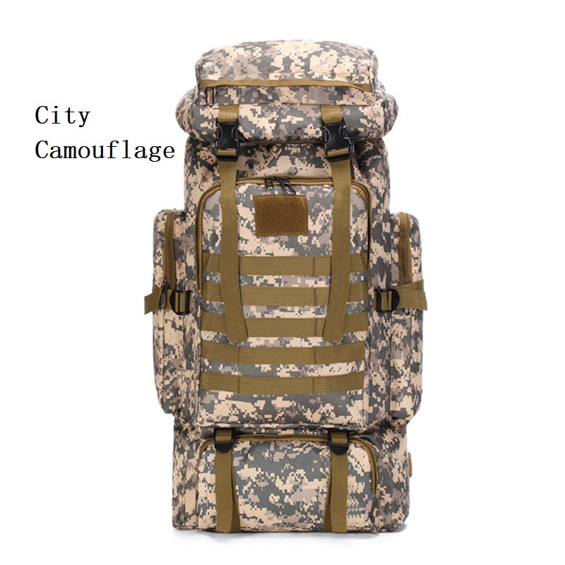 ECOTREK-80L Hiking & Camping Backpack – Waterproof & Durable