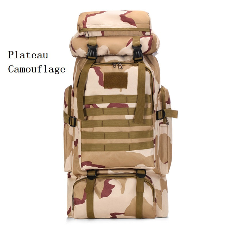 ECOTREK-80L Hiking & Camping Backpack – Waterproof & Durable