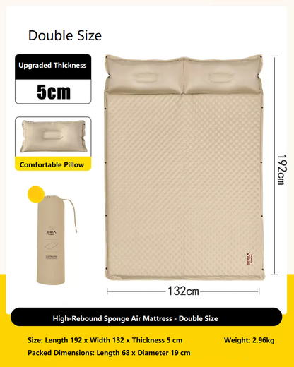 Ecotrek Self-Inflating Mattress – Double Size | Outdoor & Home Use PRI32525