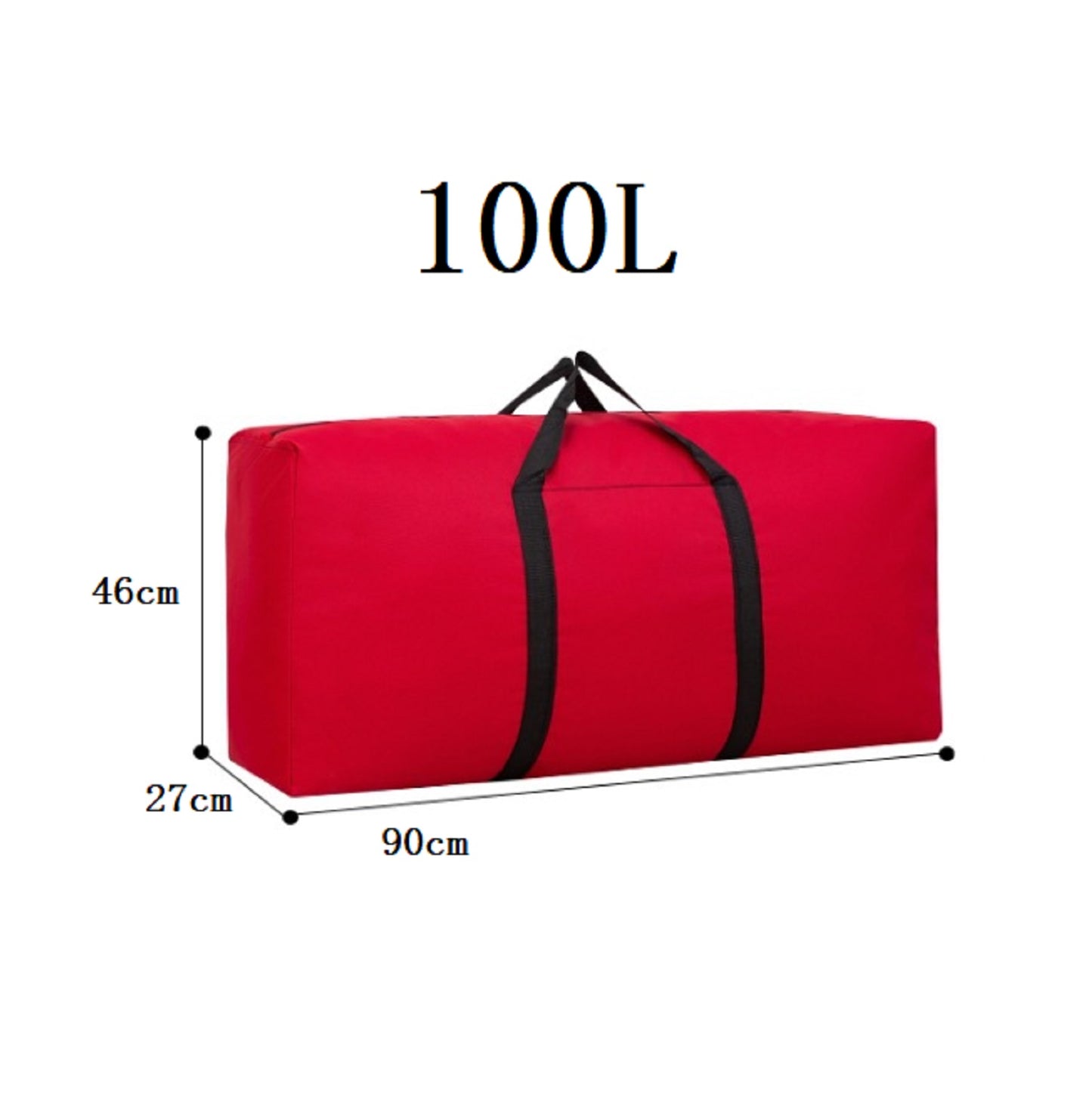 Foldable Large 100L Storage Bag for Travel or Home Use