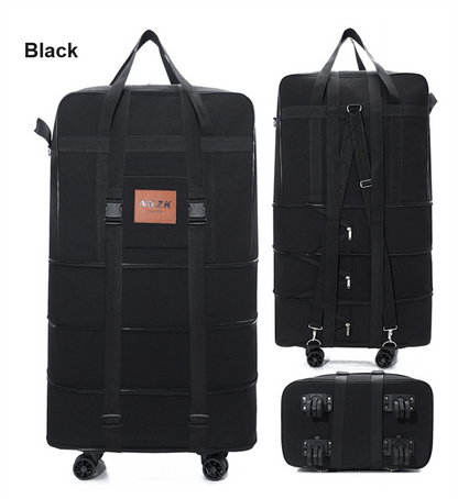 Ecotrek 158L Expandable Luggage Bag – Foldable Rolling Travel Bag XCMF1183