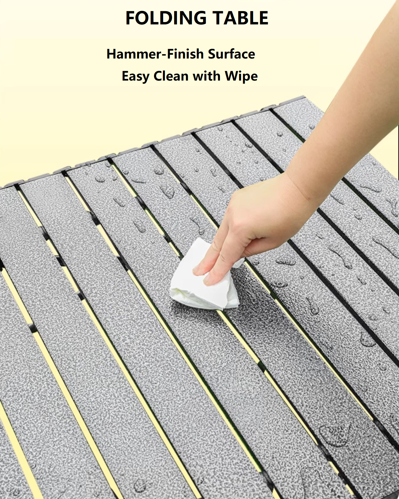 Adjustable Folding Camping Table – Portable Outdoor Table 51cm