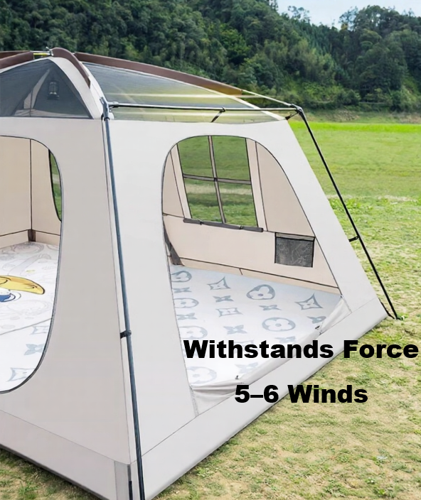 Family Tent Double Layers Waterproof Tent Manual pole setup  PU3000+ LCF01633