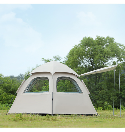 Large Hexagon Double-Layer Waterproof Camping Tent DYLF2063