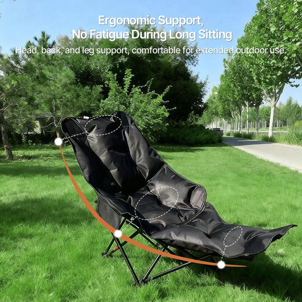 Adjustable Moon Lounge Chair – Folding Reclining Chair QYHH9281