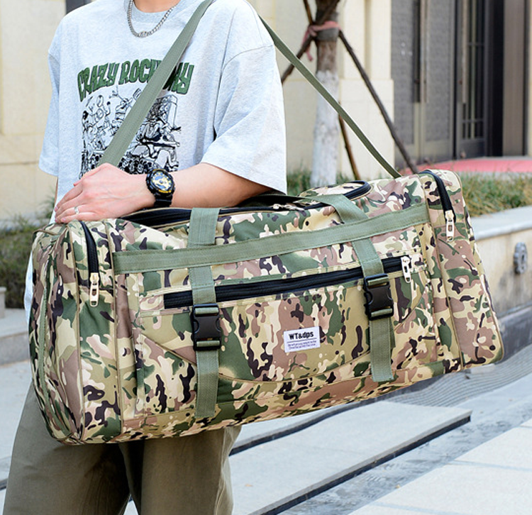 Large 79L Duffel Tote Travel Bag - Camouflage Weekend Luggage KX59401