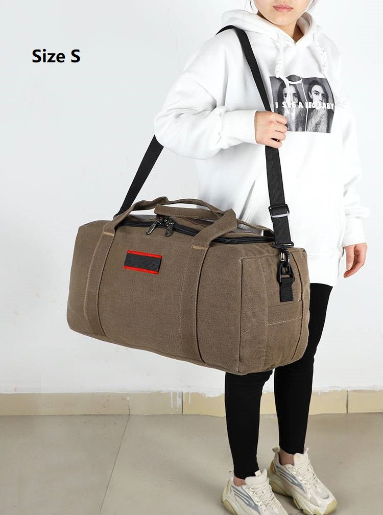 Canvas Storage Bag – High-Capacity Travel, Camping & Moving Luggage Bag