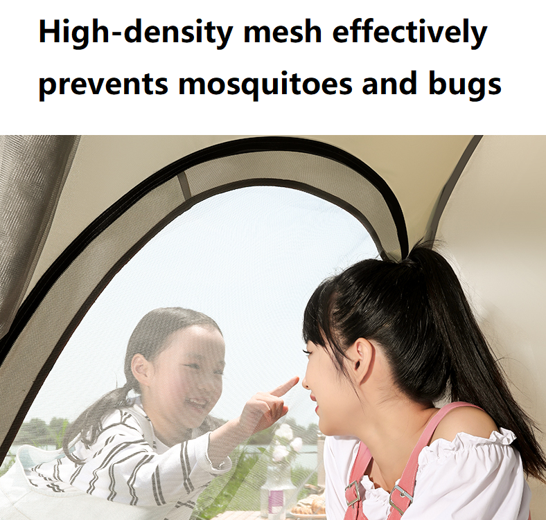 Pop-Up Camping Tent – 1 Door & 3 Windows