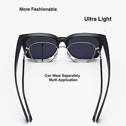 ECOTREK Fit Over Sunglasses – Lightweight Over-Glasses Shades HD06-11