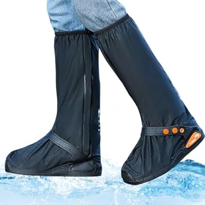 Waterproof Shoe Covers – Rain Boot Protectors with Reflective Strip for Men & Women YR10111