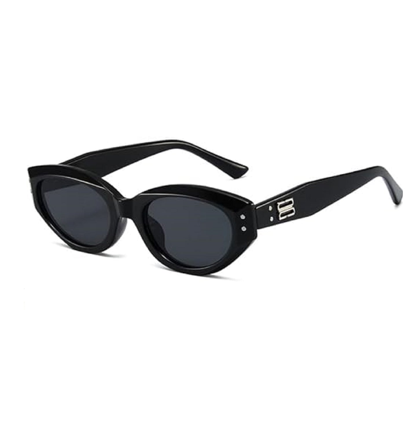 ECOTREK Small Oval Cat Eye Sunglasses – UV380 Protection HD01-31
