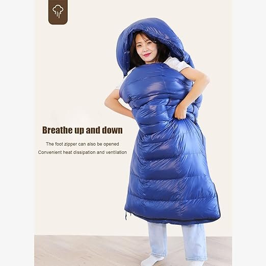 Goose Down Envelope Sleeping Bag – Compact & Lightweight