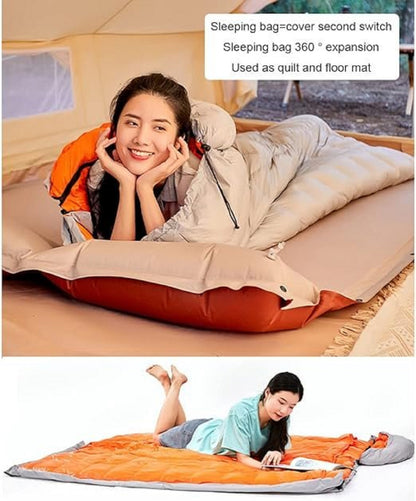 Ecotrek Goose Down Envelope Sleeping Bag – Compact & Lightweight LLL3011