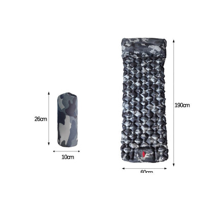 Ecotrek Single-Ultra-Light Inflatable Camping Sleeping Mat with Built-in Foot Pump and Pillow YFHY7011
