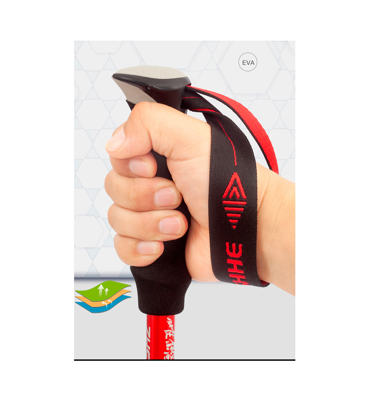 Aluminum Alloy Folding Ultralight Trekking Poles