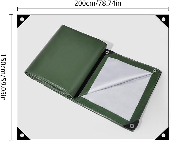 Waterproof Camping Tarp Ground Sheet - UV Protection Reinforced Eyelet Cover ZX7012