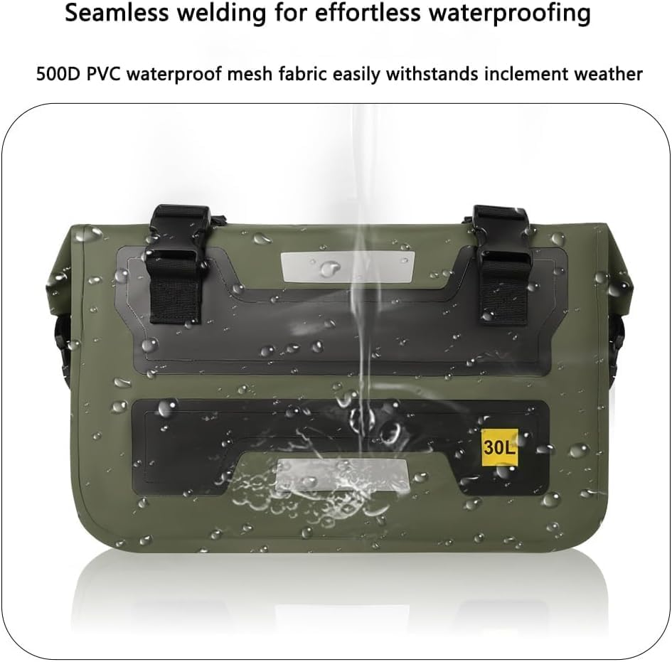 ECOTREK Motorcycle Saddlebags – Double Side Saddle Bag, 60L Waterproof Pannier YJ7303