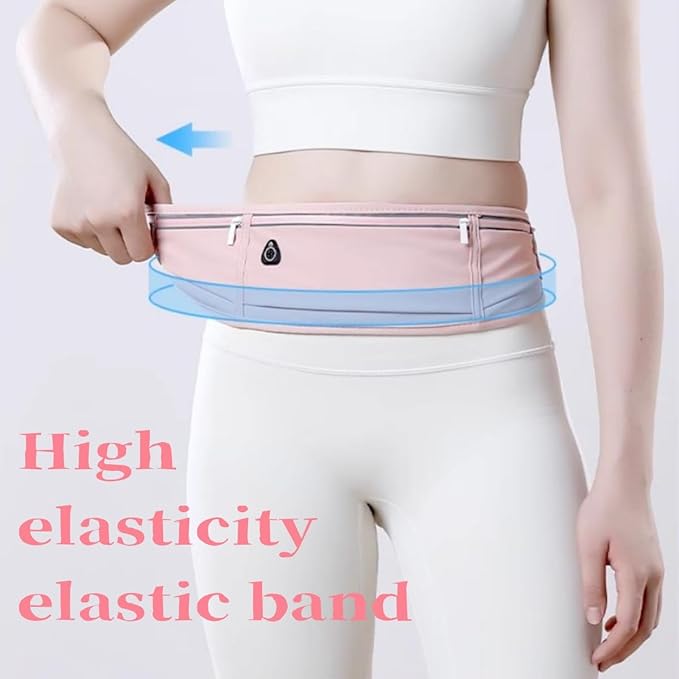 Running Belt – Waterproof, Adjustable, Elastic Strap, Sweatproof Waist