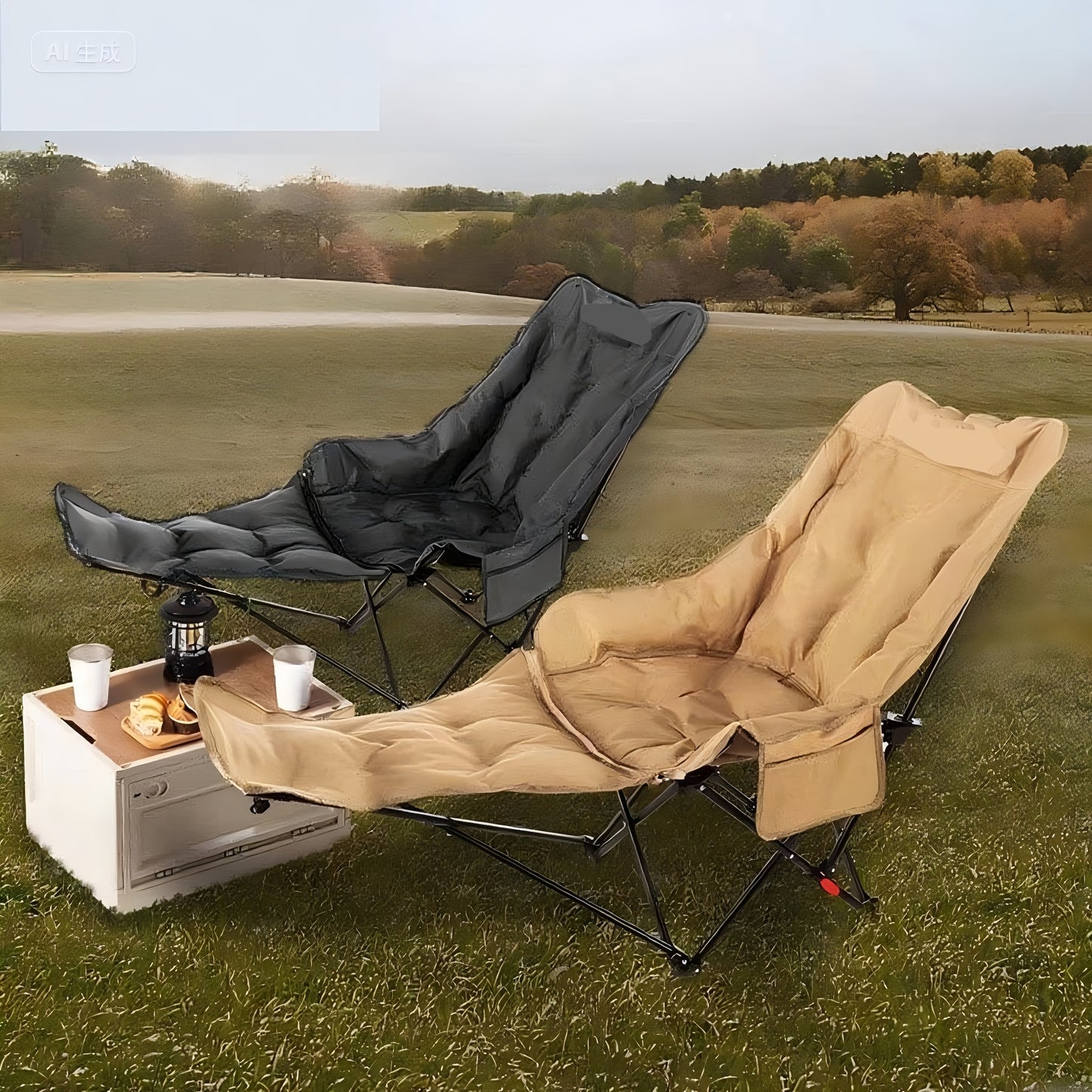 Adjustable Moon Lounge Chair – Folding Reclining Chair QYHH9281
