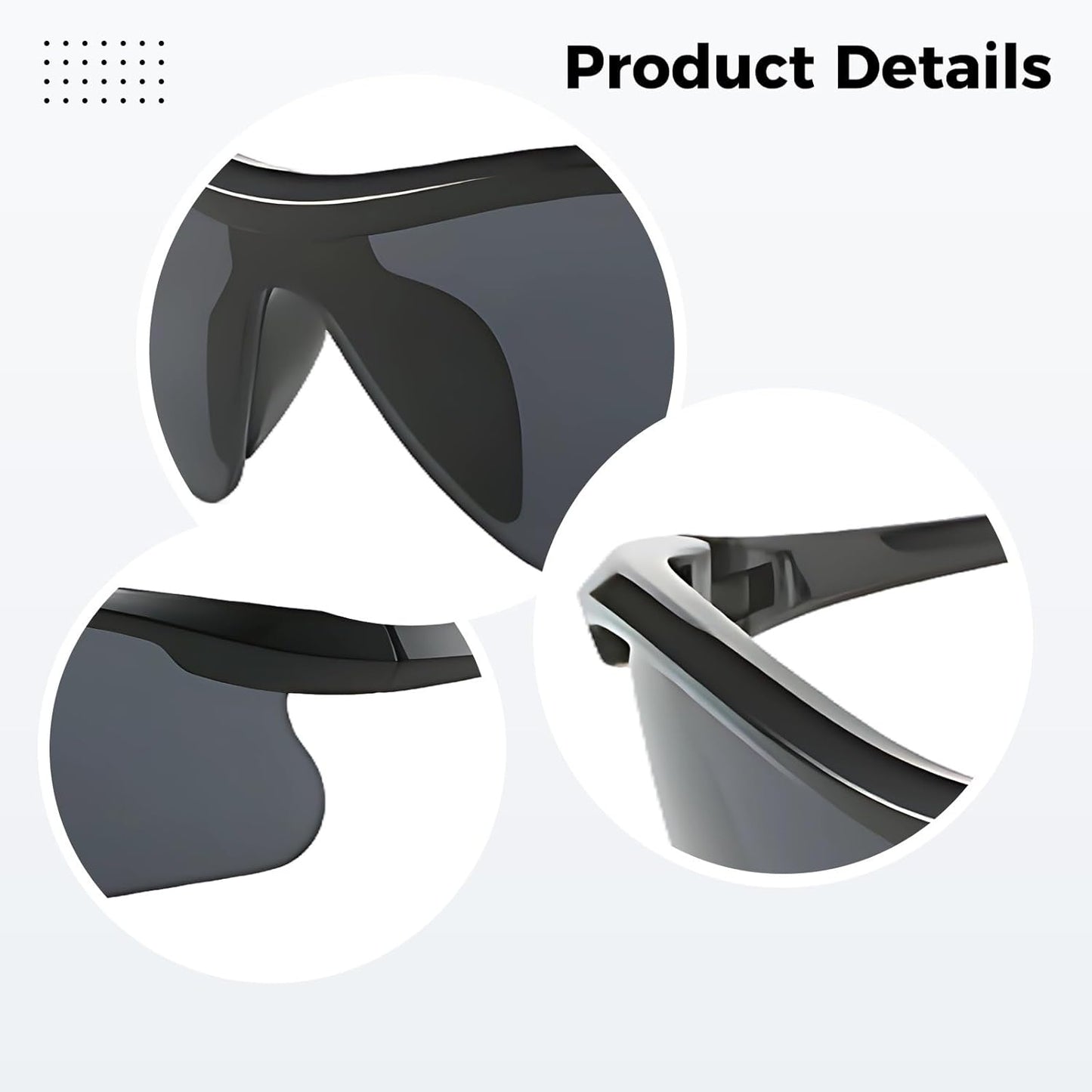 ECOTREK Shooting Glasses – Anti-Impact & UV Protection, Polycarbonate Frame, Unisex HD09-21