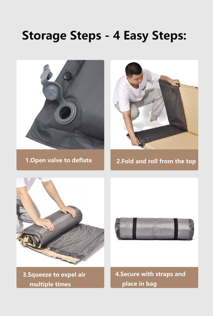 Ecotrek Self-Inflating Mattress – Single Size | Outdoor & Home Use PRI9155