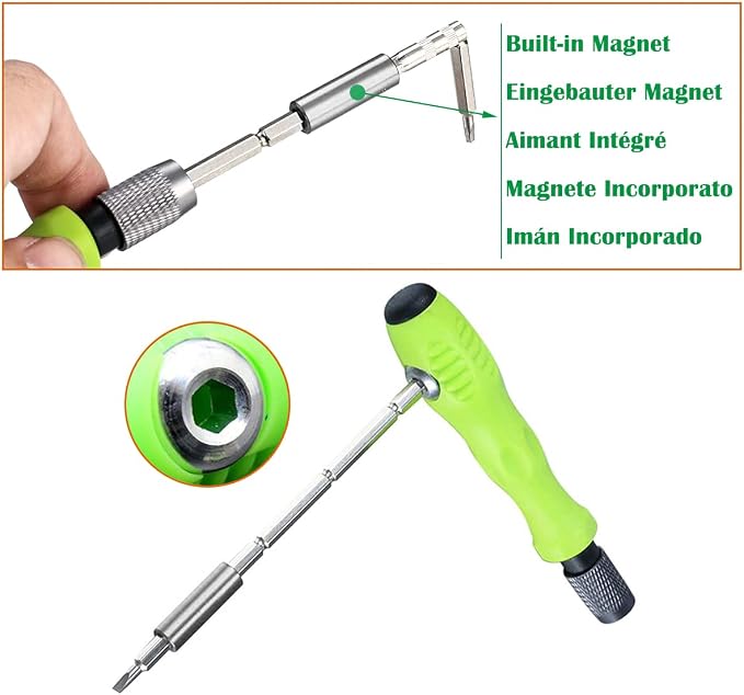 32-in-1 Magnetic Precision Screwdriver Set HCX71403