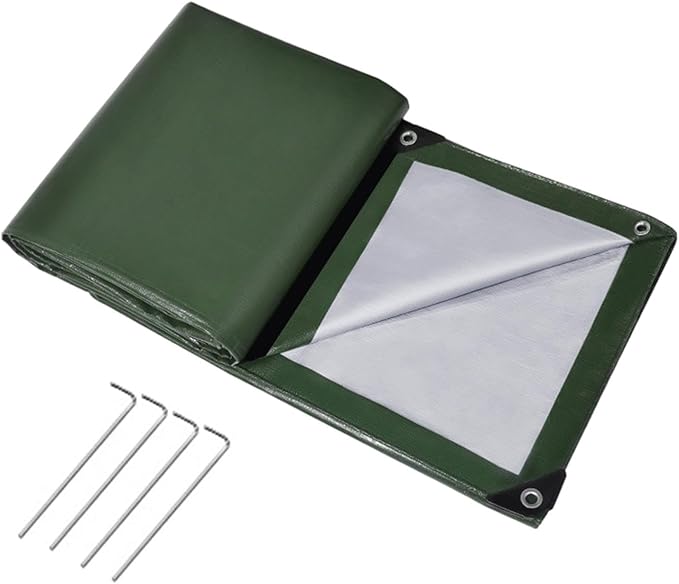 Waterproof Camping Tarp Ground Sheet - UV Protection Reinforced Eyelet Cover ZX7012