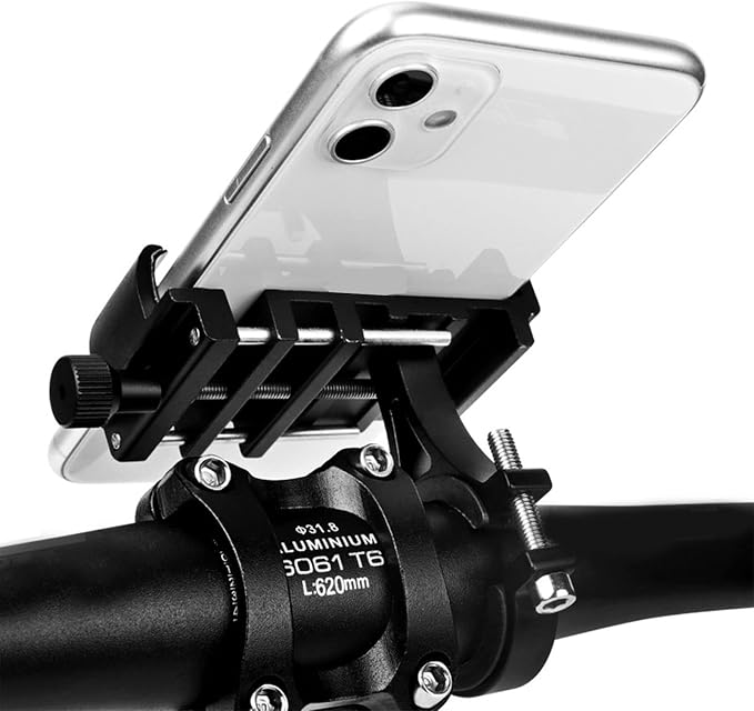 Bike Phone Mount Aluminium Alloy with Sponge Protection TG41215