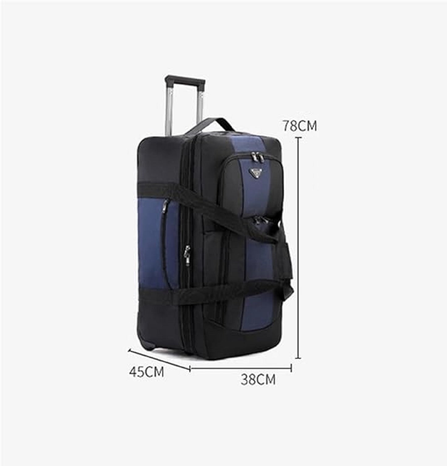 Expandable Rolling Checked-In Duffle Bag with Wheels