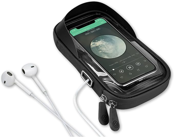 6.4 inch Universal Bicycle Phone Holder & Waterproof Handlebar Mount Bag TG116611