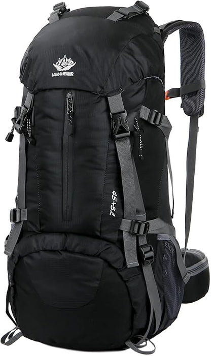 50L (45+5) Hiking Backpack – Waterproof Outdoor Camping & Climbing Daypack BDXJ61010