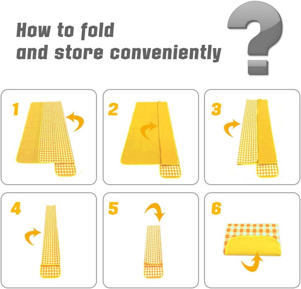 Waterproof Picnic Mat Blanket – 200 × 200 cm