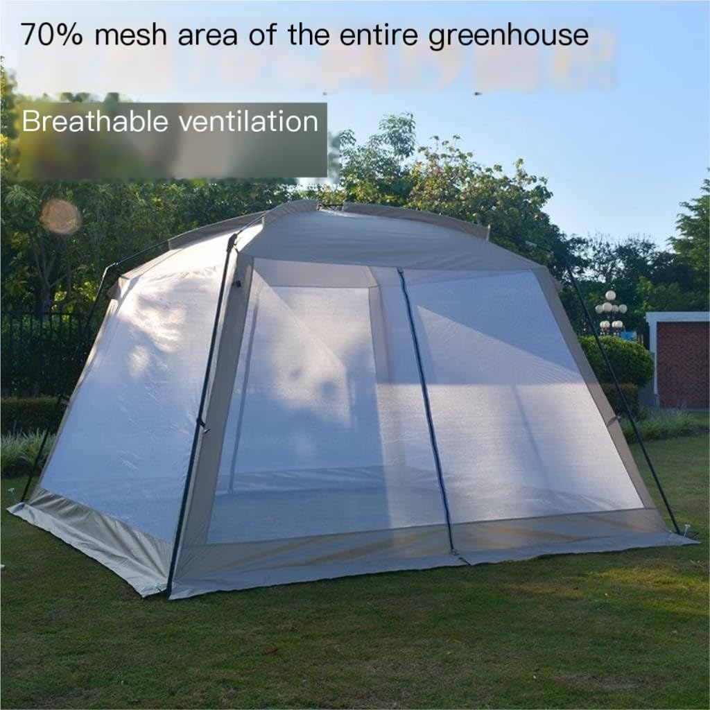 Anti-Mosquito Awning Canopy – Mesh Screen Portable Beach & Camping Tent