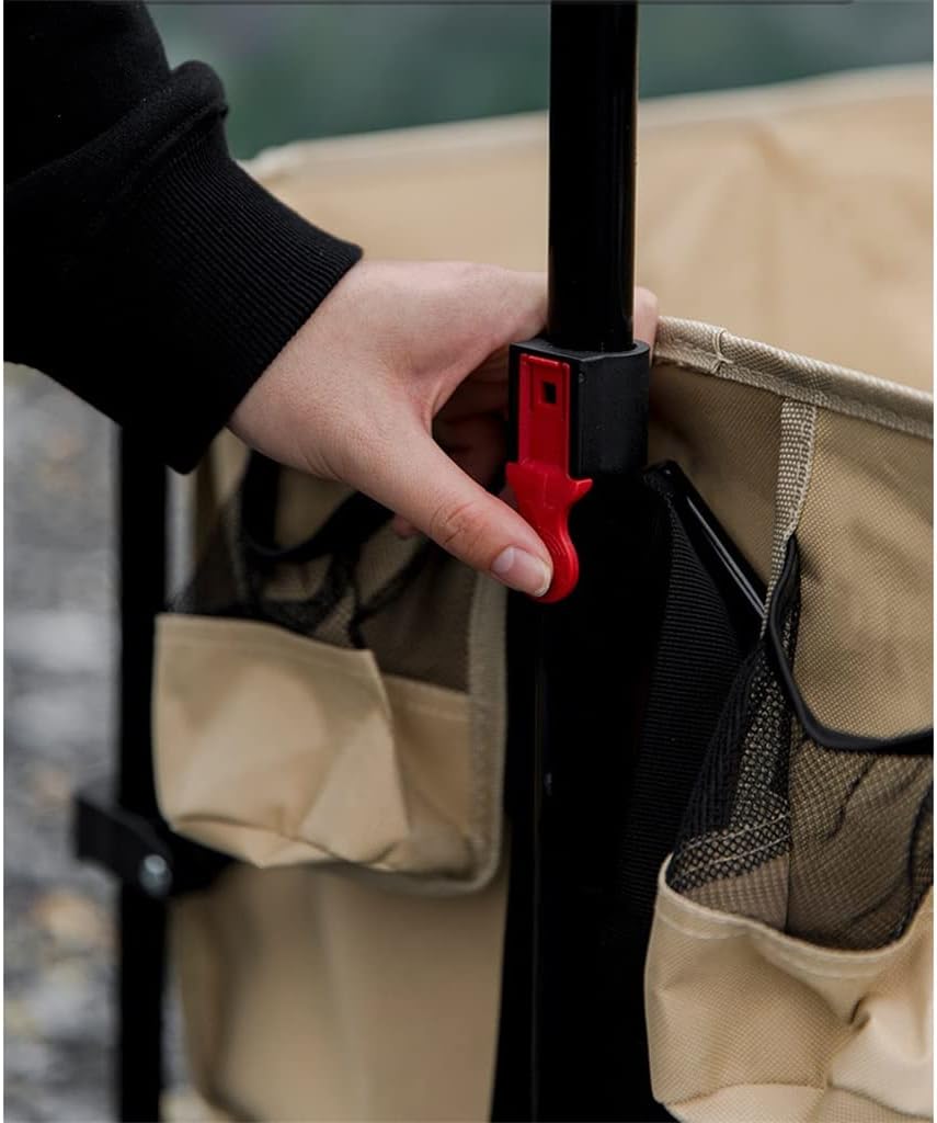 Heavy Duty Collapsible Trolley,Wagon Cart – Extra Large 260L, All-Terrain Wheels