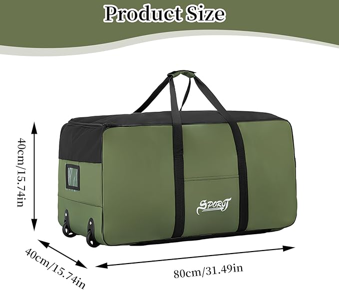 Large 120L Waterproof Travel Bag with Wheels LC7131